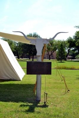 Texas Cattle Trail Marker. Click for full size. Texas Cattle Trail Marker image. Click for full size.