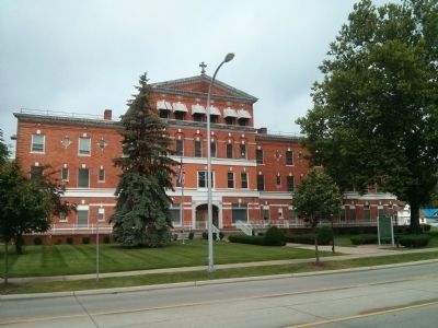 Saint Joseph Sanitarium and Bath House Marker. Click for full size. Saint Joseph Sanitarium and Bath House Marker image. Click for full size.