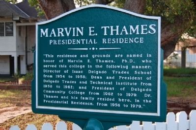 Marvin E. Thames Marker image. Click for full size.