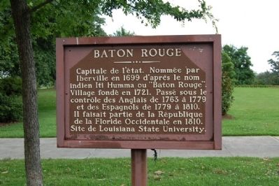 Baton Rouge Marker image. Click for full size.