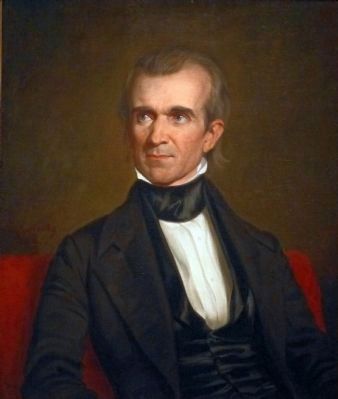 James K. Polk image. Click for full size.