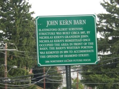 John Kern Barn Marker image. Click for full size.