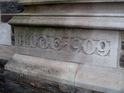 Park Avenue Christian Church Cornerstone image. Click for full size.