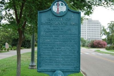 Battle Of Baton Rouge 1862 Marker image. Click for full size.