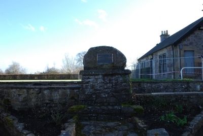 Lanark Castle Marker. Click for full size. Lanark Castle Marker image. Click for full size.
