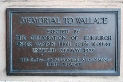 Memorial to William Wallace image. Click for full size.