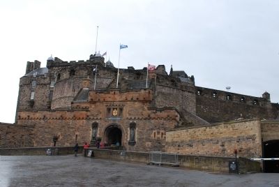 Edinburgh Castle entrance. Click for full size. Edinburgh Castle entrance image. Click for full size.