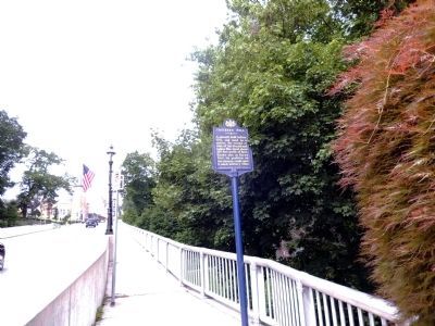 Truckers Mill Marker on the General Thomas R. Morgan bridge image. Click for full size.