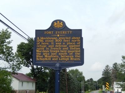 Fort Everett Marker image. Click for full size.
