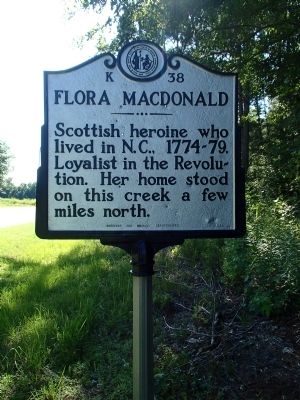 Flora MacDonald Marker image. Click for full size.