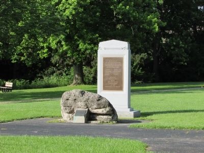 American Indians Marker and Turkey Foot Rock image. Click for full size.