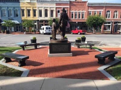 Bedford County, Tennessee Veterans Memorial Plaza Marker image. Click for full size.