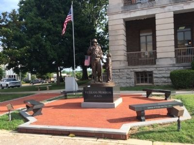 Bedford County, Tennessee Veterans Memorial Plaza Marker image. Click for full size.