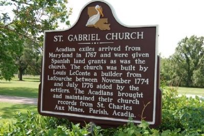 St. Gabriel Church Marker image. Click for full size.