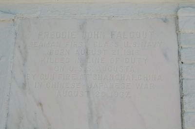 Freddie Falgout grave marker image. Click for full size.