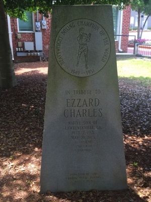 In Tribute to Ezzard Charles Marker. Click for full size. In Tribute to Ezzard Charles Marker image. Click for full size.