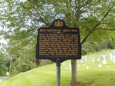 Ben Austrian Marker. Click for full size. Ben Austrian Marker image. Click for full size.