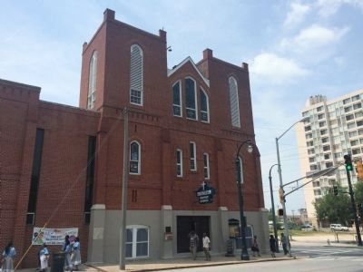 Ebenezer Baptist Church Marker image. Click for full size.