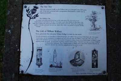 Wallace Yew Tree, Oak, and Cult Marker image. Click for full size.