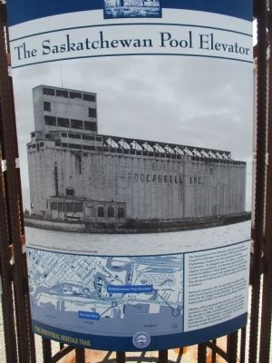 The Saskatchewan Pool Elevator Marker image. Click for full size.