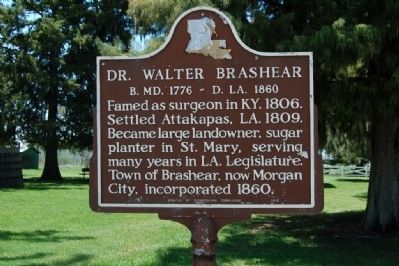 Dr. Walter Brashear Marker image. Click for full size.