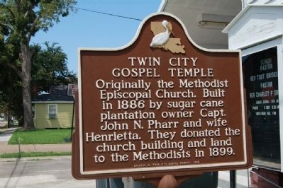 Twin City Gospel Temple Marker image. Click for full size.