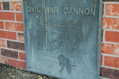 Civil War Cannon Marker image. Click for full size.