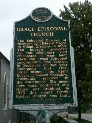 Grace Episcopal Church Marker image. Click for full size.
