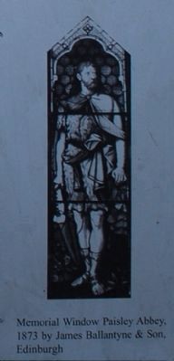 Paisley Abbey Window. Click for full size. Paisley Abbey Window image. Click for full size.