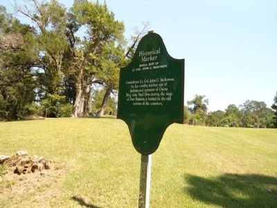 Burial Site of Lt. Col. John C. McKowen Marker. Click for full size. Burial Site of Lt. Col. John C. McKowen Marker image. Click for full size.