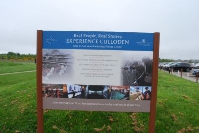 Culloden Battlefield Marker image. Click for full size.