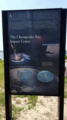 The Chesapeake Bay Impact Crater Marker image. Click for full size.