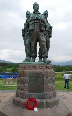 The Commando Memorial Marker. Click for full size. The Commando Memorial Marker image. Click for full size.