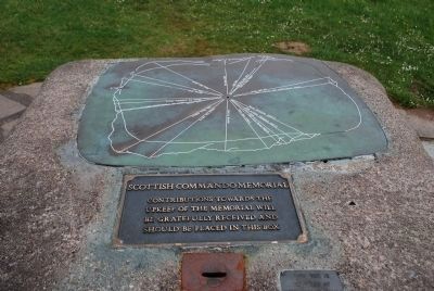 The Commando Memorial Marker. Click for full size. The Commando Memorial Marker image. Click for full size.