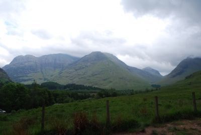 Mountains of Glencoe image. Click for full size.