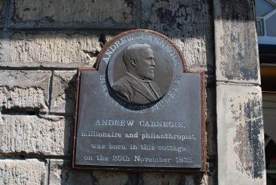 Andrew Carnegie Birthplace Museum Marker image. Click for full size.