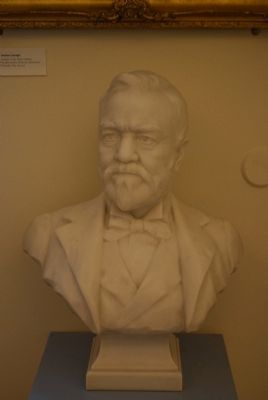 Andrew Carnegie Bust image. Click for full size.
