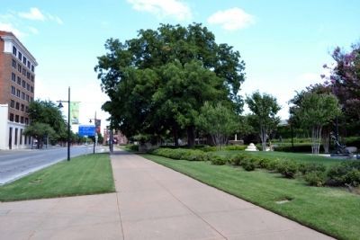 View to East from Sidewalk in Front of T&P Depot image. Click for full size.