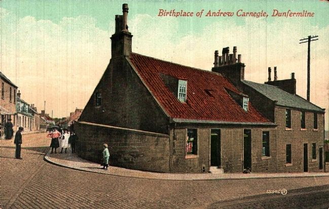 <i>Birthplace of Andrew Carnegie, Dunfermline</i> image. Click for full size.