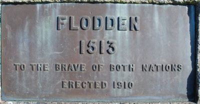 Battle of Flodden Monument image. Click for full size.