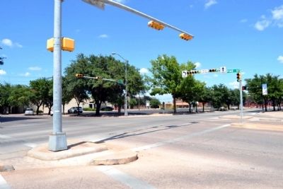 Marker at Northeast Corner of Intersection. Click for full size. Marker at Northeast Corner of Intersection image. Click for full size.