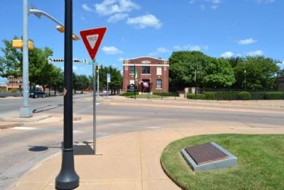 Marker at Southwest Corner of Intersection image. Click for full size.
