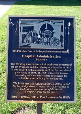 Hospital Administration Marker image. Click for full size.
