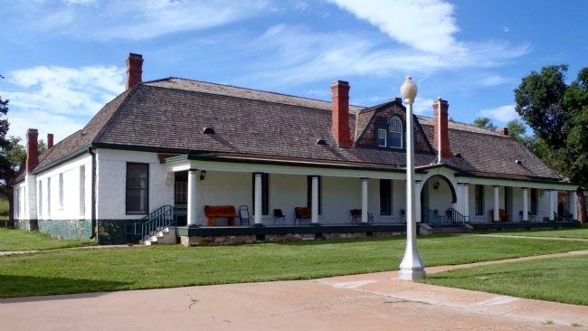 Hospital Administration Building (Fort Stanton Historic Site Visitor Center and Museum) image. Click for full size.