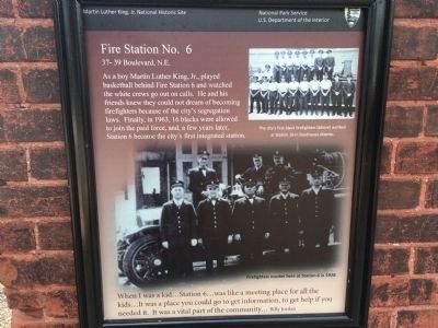 Fire Station No. 6 Marker. Click for full size. Fire Station No. 6 Marker image. Click for full size.