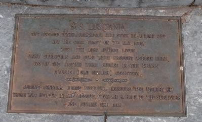 Lusitania Peace Memorial Marker image. Click for full size.