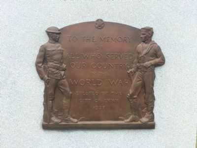 Lynn World War I Memorial Marker image. Click for full size.