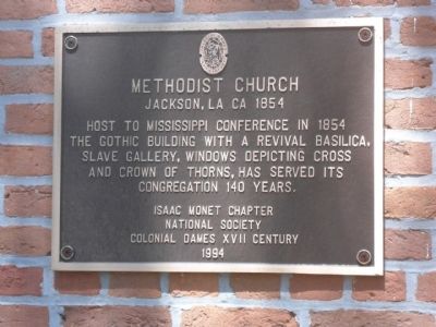 Methodist Church Marker. Click for full size. Methodist Church Marker image. Click for full size.