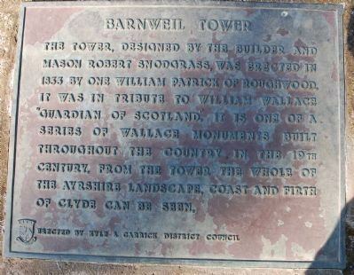 Barnweil Tower Marker image. Click for full size.