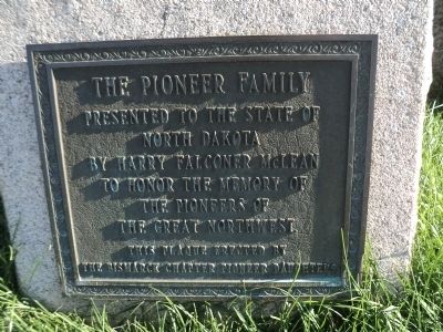 The Pioneer Family Marker image. Click for full size.